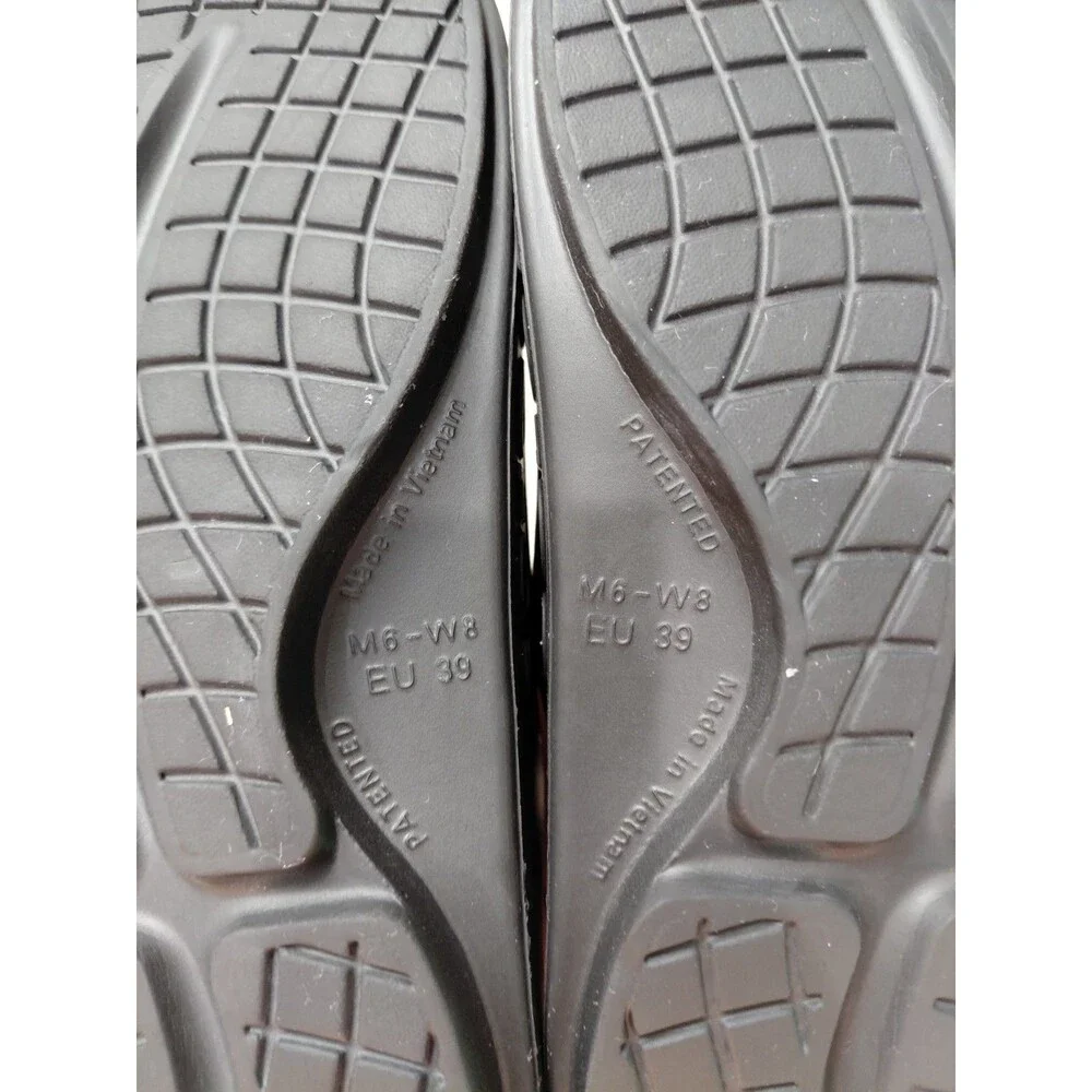 OOFOS OOahh Sport Flex Unisex Black Size Men’s 6 Women’s 8